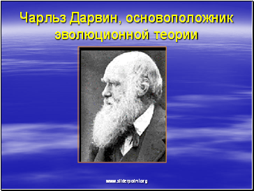 Чарльз Дарвин, основоположник эволюционной теории