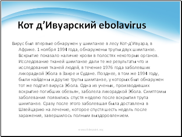   ebolavirus