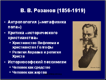 В.В. Розанов (1856-1919)