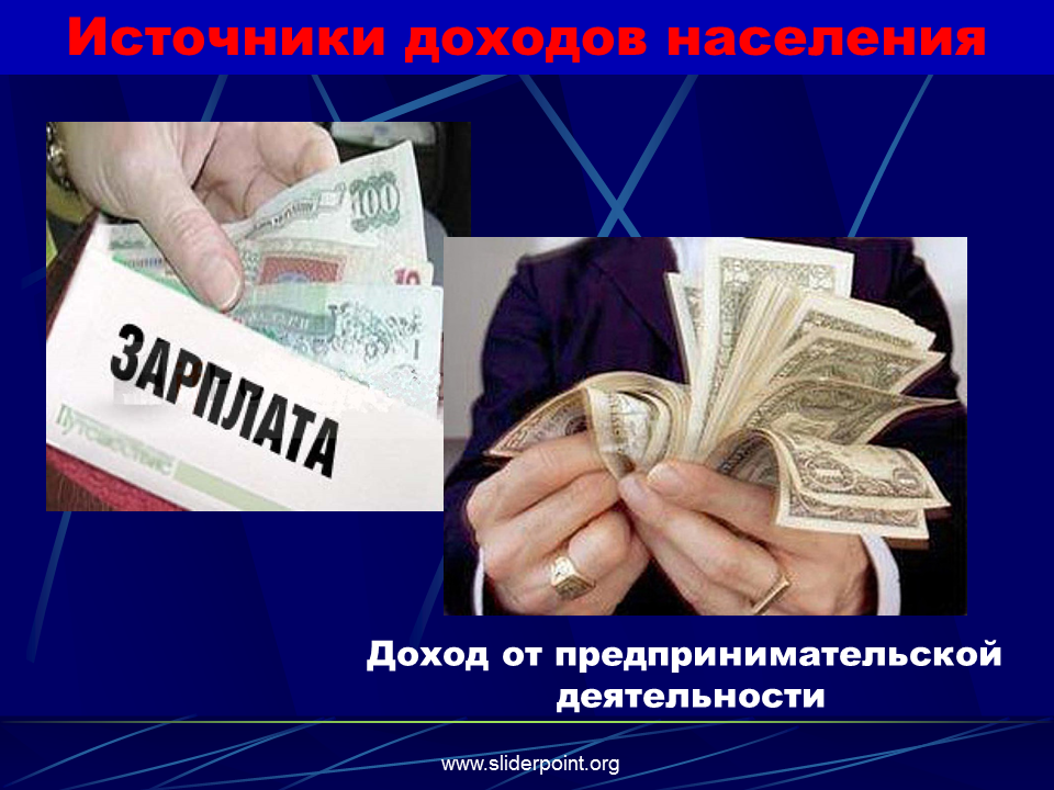 Презентация доходы населения