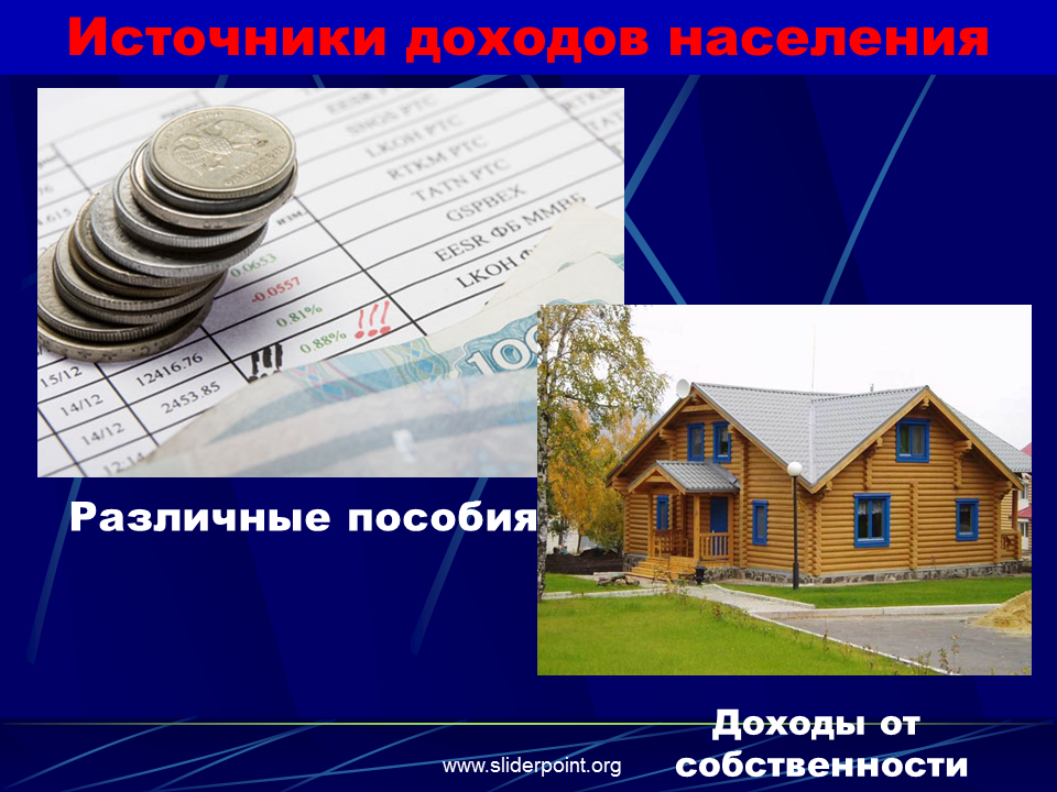 Презентация доходы населения