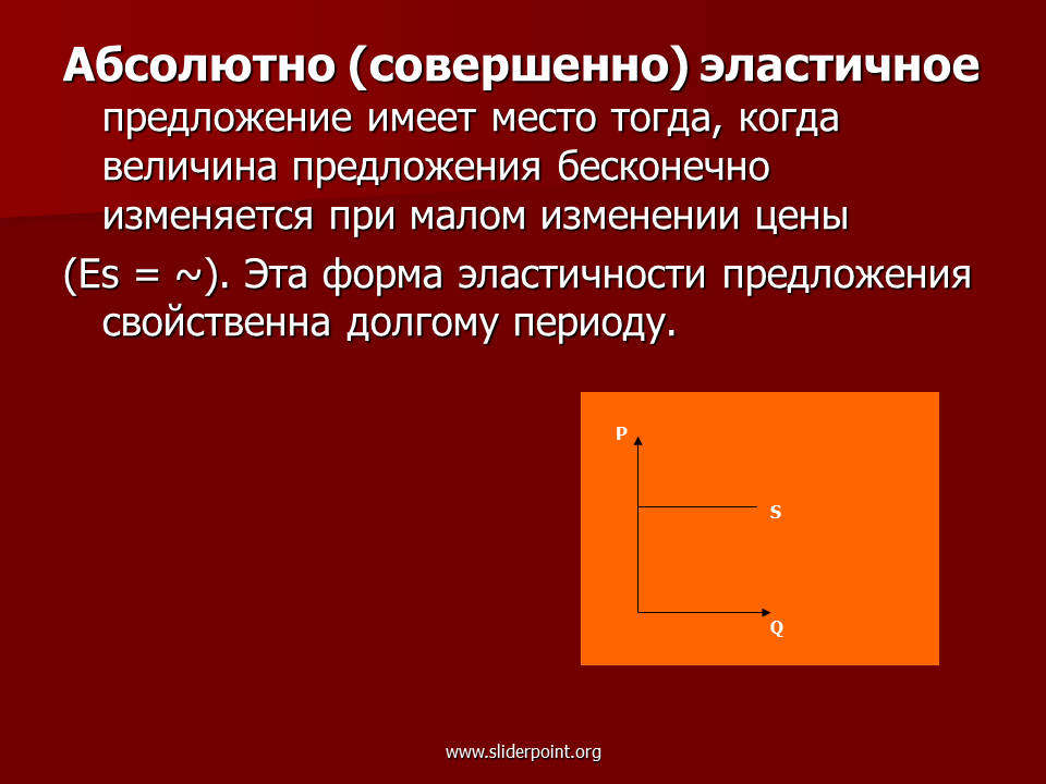 Абсолютно эластичный товар. Абсолютно неэластичное предложение. Неэластичное предложение примеры. Абсолютно эластичное предложение пример. Предложение товара эластично.