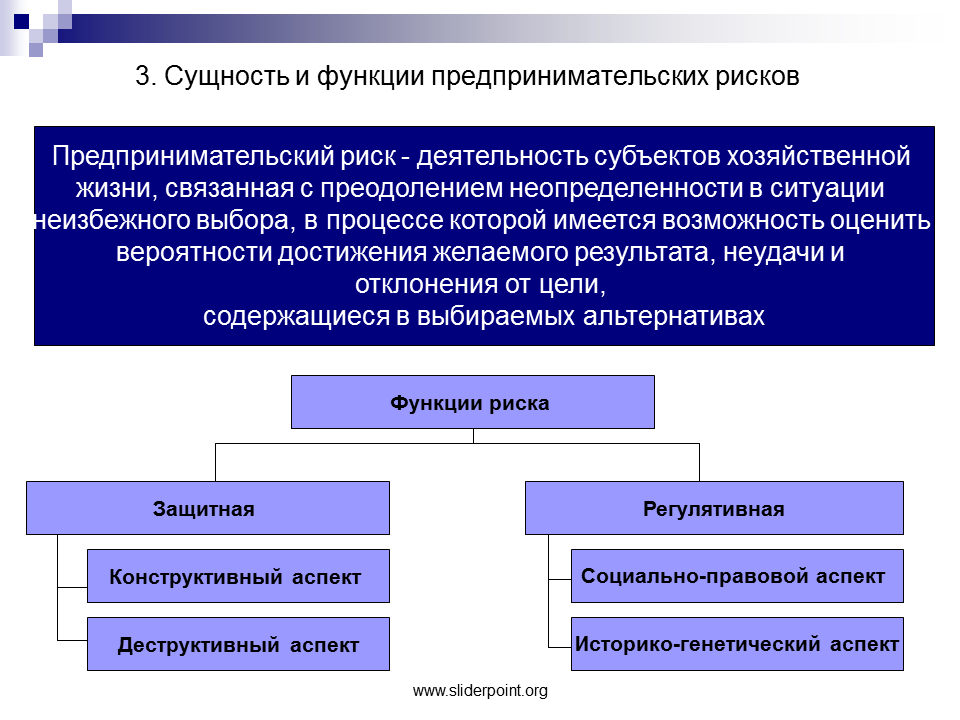 Субъекты управления риском