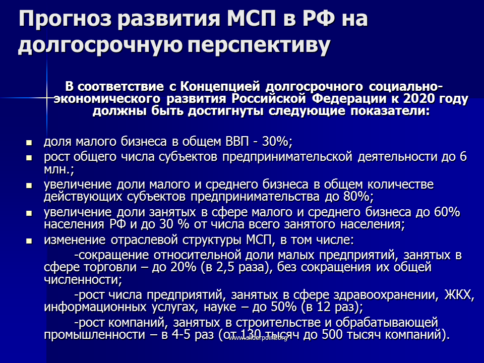 Перспективы россии 2020