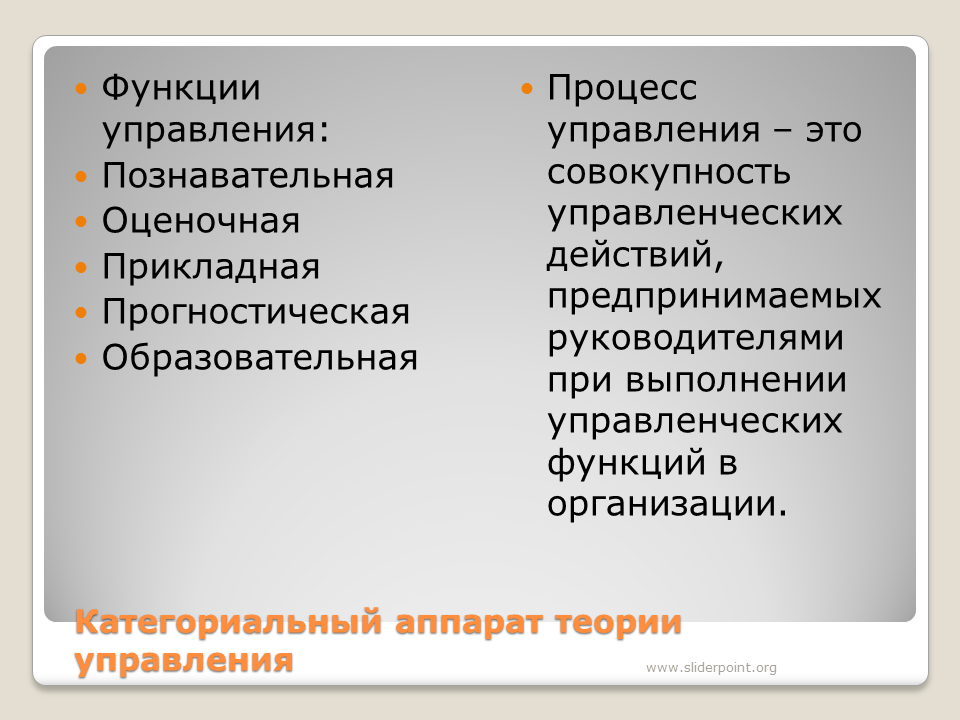 Функции управленческого аппарата. Познавательная функция менеджмента. Функции теории управления. Сущность и содержание теории управления. Функции социологии управления познавательная оценочная.