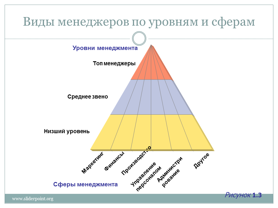 Виды менеджеров