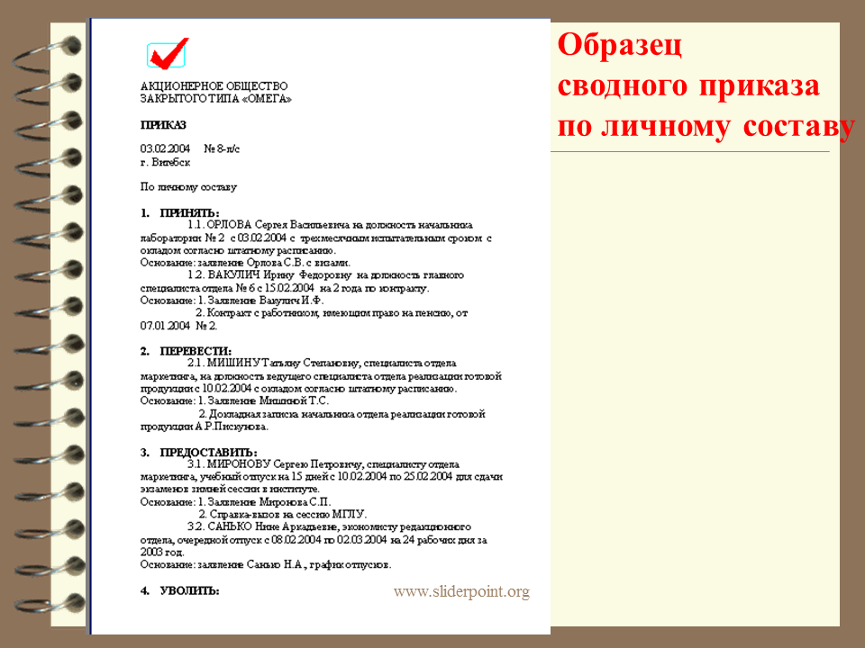 Личный состав перевод. Образец сводного приказа по личному составу. Шаблон приказа по личному составу. Пример оформления приказа по личному составу. Образец Бланка приказа по личному составу.