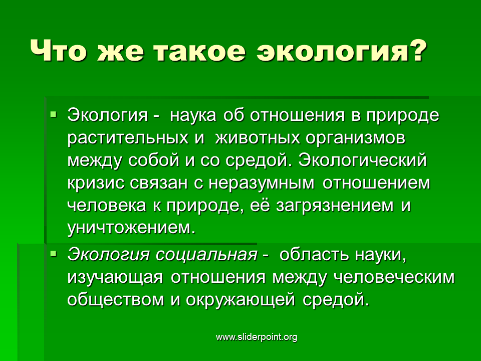 Что такое экология кратко. Презентация на тему экология. Сообщение о экологии. Сообщение на тему экология.