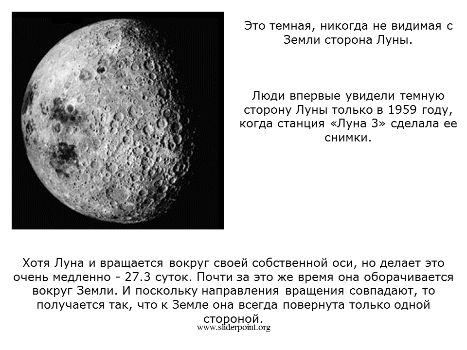 Почему видна только одна сторона. Луна вращается вокруг своей оси. Луна не вращается вокруг своей оси. Видимая сторона Луны. Луна Спутник земли.