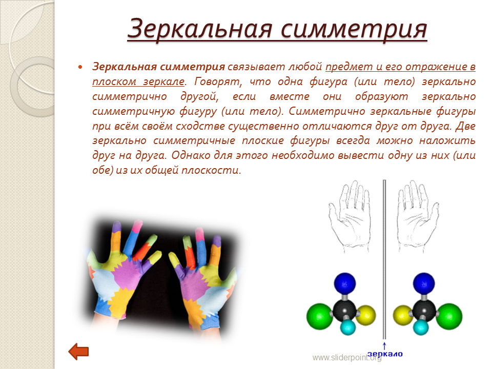 Зеркальная симметрия. Зеркальная симметрия в жизни. Зеркальная симметрия фигуры. Примеры зеркальной симметрии в жизни.
