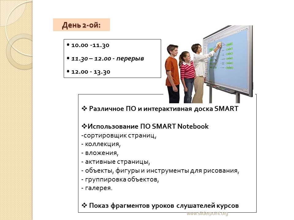 Интерактивная доска практическая работа