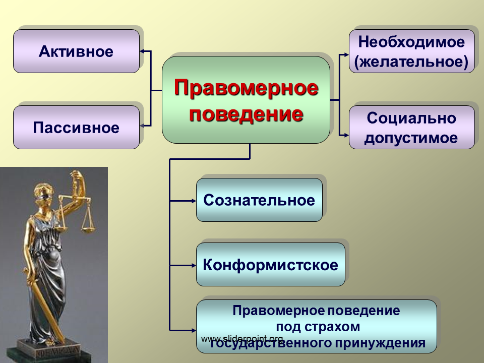 Какие есть виды правомерного поведения. Правомерное поведение понятие. Активное и пассивное правомерное поведение. Желательно правомерное поведение. Необходимое правомерное поведение.