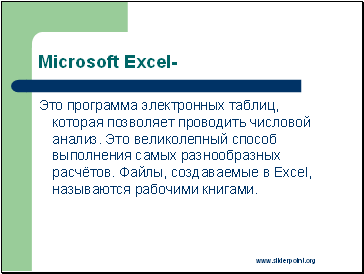 Microsoft Excel