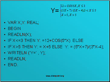 Y=