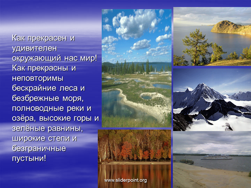 Доклад на тему природа России. Презентация на тему красота природы. Рассказ о красоте природы. Описание красоты природы.
